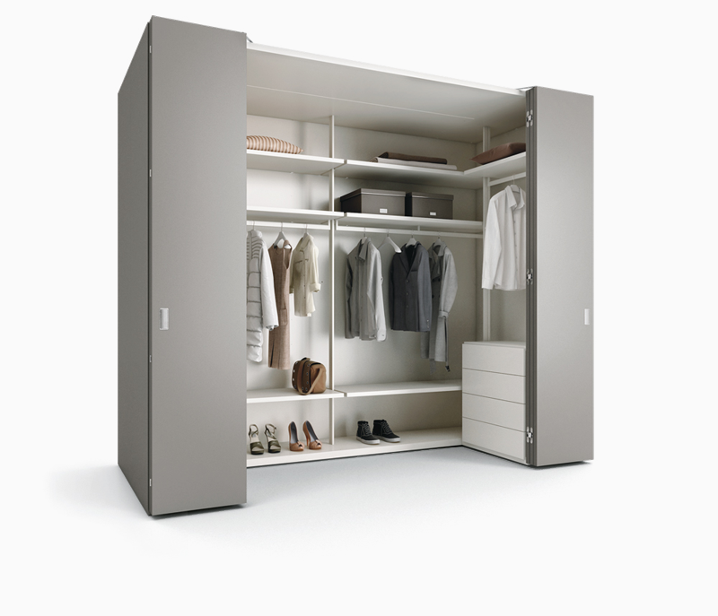 Гардеробная в виде шкафа